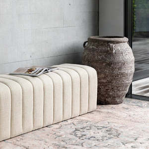 Homeware Gifts: Mila Bench - Alabaster