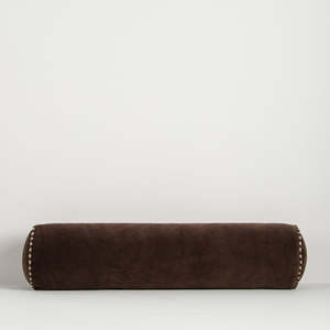 Elliot Bolster Cushion - Chocolate