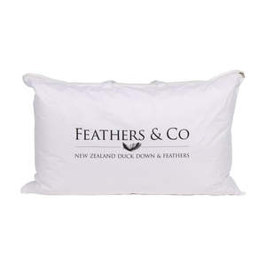 Lodge Pillow - New Zealand Duck Feather And Down