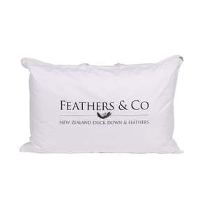 Bed Essentials Duvet Pillow Inners: Standard Pillow - New Zealand Duck Feather And Down