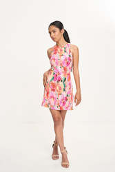 Short Dresses: KATA CRINKLE MINI DRESS