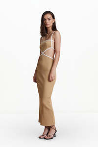 B B: COYOTE MIDI DRESS
