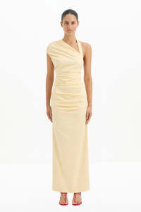 Hot Newbies: GIACOMO GATHERED GOWN (BUTTER)