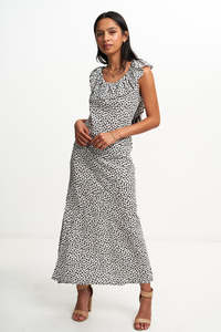 Ruby 1: HAZEL RUFFLE DRESS (BLACK)