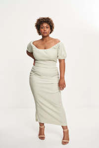 Ruby 1: DELPHI GINGHAM DRESS (SAGE)