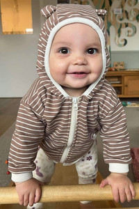 Hooded Sweatshirt with Ears Three Sisters
