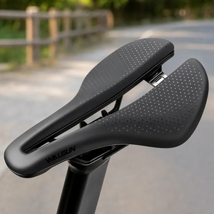 Cycle: Waterproof Hollow Bicycle Seat Cushion Breathable Shock-Absorbing Saddle
