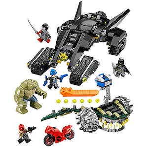 kogan: 45632: LEGO Super Heroes 76055 Batman: Killer Croc Sewer Smash Building Kit 759 Piece