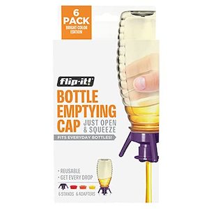 Kitchen 1: Flip-It! 6-Pack Bright Color Bottle Emptying Kit