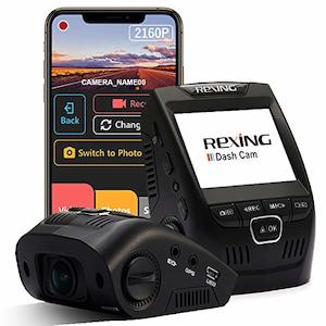 Rexing V1 4K Ultra HD Car Dash Cam with 2.4" LCD Screen, Wi-Fi, 170° Wide Angle&hellip;