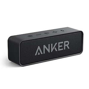 Mobile Accessories: Anker Soundcore Upgraded Bluetooth Speaker (IPX5 Waterproof), Stereo Sound, 24 Hrs Playtime, Portable Wireless for iPhone, Samsung & More