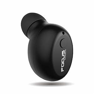 Mobile Accessories: FocusPower F10 Mini Bluetooth Wireless Invisible Earbud (1 PC), 6H Playtime, In-Car Headset w/ Mic for iPhone/Android.