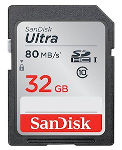 SanDisk Ultra 32GB Class 10 SDHC UHS-I Memory Card (SDSDUNC-032G-GN6IN), Up to 8&hellip;