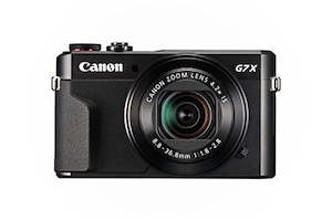 Camera Photo: Canon PowerShot G7 X Mark II Digital Camera with Wi-Fi, NFC, LCD Screen, and 1-Inch Sensor - Black (100-1066C001)