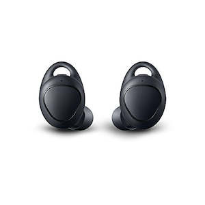 Headphones: Samsung Gear IconX (2018 Edition) SM-R140NZKAXAR Wireless Fitness Earbuds with Built-in MP3 Player, Black (US Version with Warranty)