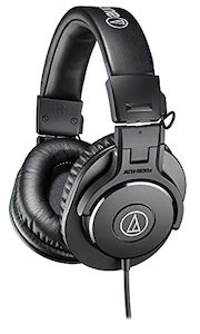 Over Ear Headphones: Audio-Technica ATH-M30x Professional Studio Monitor Headphones (Black)