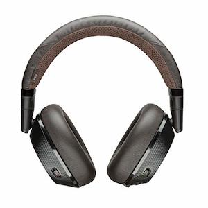 Over Ear Headphones: Poly (Plantronics + Polycom) BackBeat PRO 2 Wireless Noise Cancelling Headphones - Black Tan