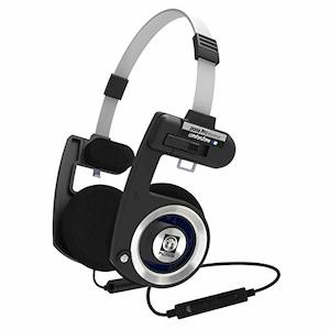 On Ear Headphones: Koss Porta Pro Wireless Bluetooth On-Ear Headphones with In-Line Microphone, Volume Control, Touch Remote and Multi-Pivoting Ear Plates (Black)