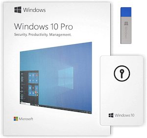 Windows 10 Professional (1 PC, English, USB) 32 & 64 bit - Original USB