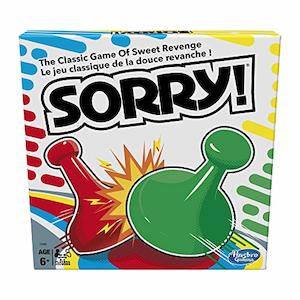 Games Accessories: Hasbro Gaming Sorry! Board Game (Family)