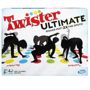 Twister Ultimate Party Game with Alexa (Amazon Exclusive), Bigger Mat, More Colo&hellip;