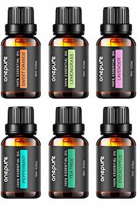 OnePure 6x10ml Essential Oils Set for Diffusers, Humidifiers, Massage & Aromathe&hellip;