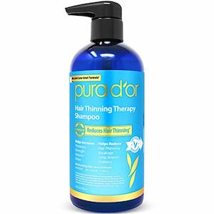 PURA D'OR Hair Thinning Therapy Biotin Shampoo with Argan Oil, Herbal DHT B&hellip;