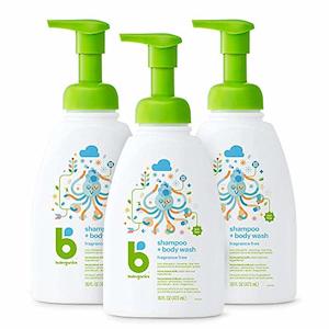 Babyganics Fragrance Free Baby Shampoo + Body Wash (16 Fl Oz, 3 Pack, Pump Bottl&hellip;