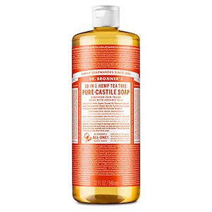 Dr. Bronner's Pure-Castile Liquid Soap - Tea Tree (32 oz), Made with Organi&hellip;