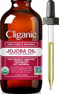 Cliganic USDA Organic Jojoba Oil (4oz Large) | 100% Pure, Cold-Pressed, Unrefine&hellip;