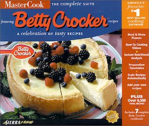 Software: MasterCook Complete Suite with Betty Crocker's Recipes (Featuring Betty Crocker)