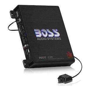 BOSS Audio Systems R1100M Riot 1100W Monoblock Car Subwoofer Amplifier [Class A/&hellip;