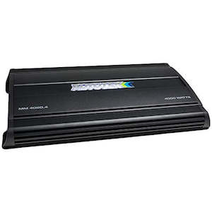 Dual Channel Speakers: Autotek MM4020.4 Mean Machine Series 4-Channel, Class A/B Car Audio Amplifier – 4000W, Bass Boost, Marine Grade Protection (Amp)