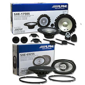 Alpine 6.5" 2-Way Car Audio Component System with SXE-6925S 6x9 2-Way Coaxial Sp&hellip;
