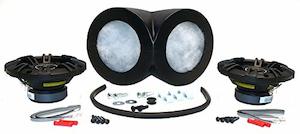 Kick Panel Enclosures: Select Increments Sky Pods 53179K with Kicker Speakers