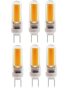 Kick Panel Enclosures: Best to Buy 6-Pack G8 4W COB LED Light Bulbs (110V-130V, Warm White)