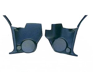 Kick Panel Enclosures: Kick Panel Speaker Mounts for Classic Cars [Fits: GTO, Lemans, Tempest, Cutlass/442, Malibu, El Camino, Chevelle, Skylark, Grand Sport]