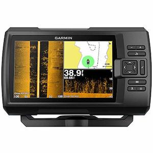 Fish Finders: Garmin STRIKER Plus 7sv GPS Fishfinder with CV52HW-TM Transducer, 7" Display and Protective Cover (Model 010-01874-00)