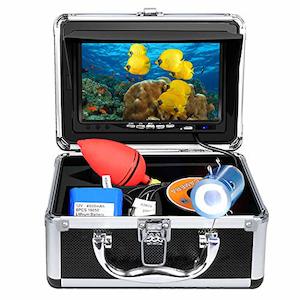 Fish Finders: Anysun Professional Underwater Fishing Camera with 7" TFT LCD Monitor, 700TVL CCD, 15M Cable Length and Carry Case (Fun to See Fish Biting)