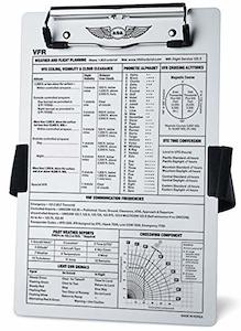 Aircraft Accessories: ASA VFR Kneeboard (Model No. ASA-KB-1-A)