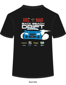 Taranaki Car Club: Limited Edition Back Beach Drift Tee