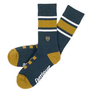 Footwear 1: Venice Sock - Navy/Gold