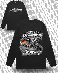 Dhm Dion Henderson Motorsport 45r Superstock: Dion Henderson Classic Long Sleeve - 220GSM
