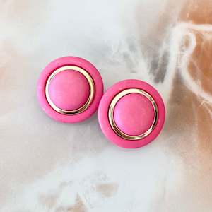 Sale 50 Off Selected Items: Large Round Vintage Studs