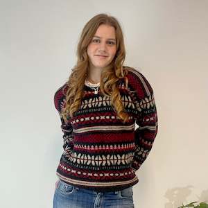 Sale 50 Off Selected Items: Vintage Patterned Knit (L-XL)