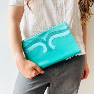 Womens Accessories: Vintage Metallic Panel Bag