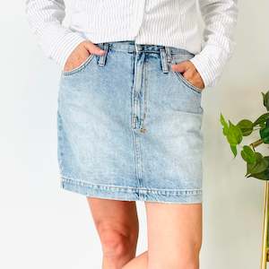 Bottoms: Ksubi Denim Mini Skirt (M)