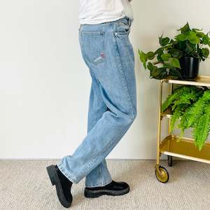 Djerf Avenue Organic Cotton Jeans (S-M)
