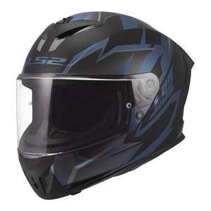 LS2 FF820 Rapid III Xtrem Helmet – Black / Blue Petrol Size Medium