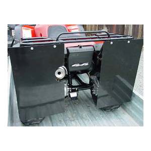 Whites ATV Mud Flap Black 380mm X 650mm x4mm (Single)